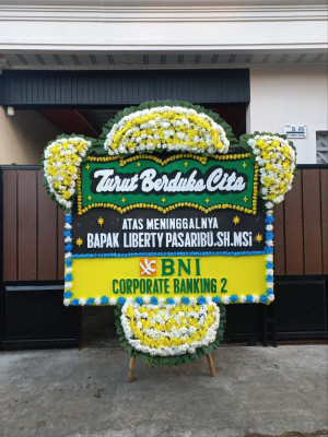 Papan Bunga Duka di Wanakarta