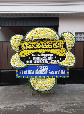 Papan Bunga Duka di Wanakarta