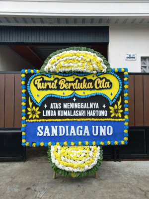 Papan Bunga Duka di Wanakarta