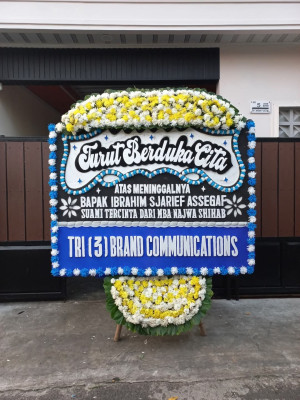 Papan Bunga Duka di Wanakarta